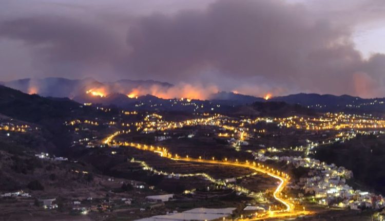 Imagen general de los incendios forestales